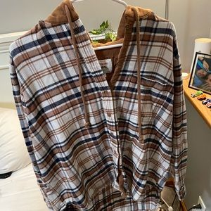American Eagle flannel sweatshirt